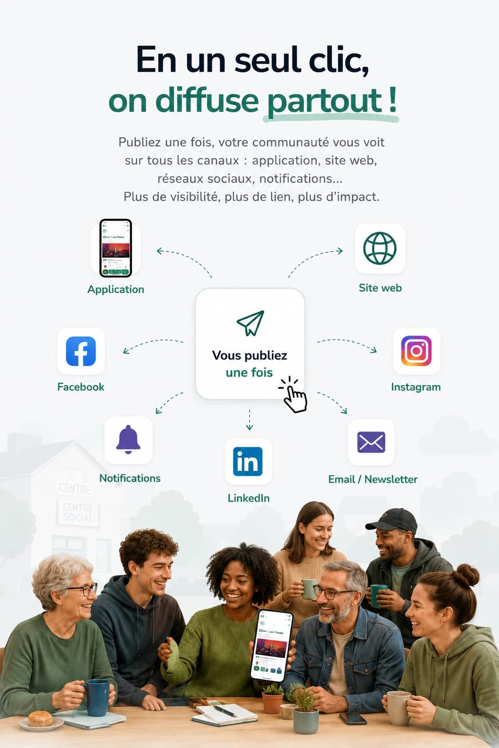 Exemple de site web public Silia pour un syndicat